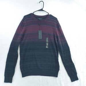 Marc Anthony Men's Luxury Collection Cashmere Cotton Wool Blend Ombre Sweater L